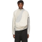 Post Archive Faction PAF Off-White and Grey 2.0 Center Jacket