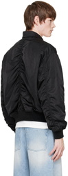 COOR Black Stand Collar Neck Down Jacket