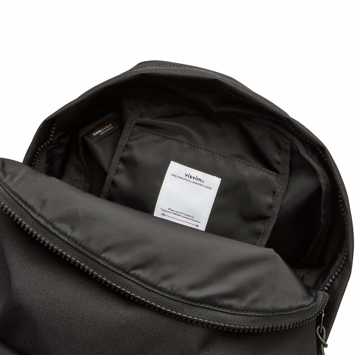 Visvim Men's Cordura Rucksack 22L II in Black Visvim