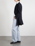 CELINE - Double-Breasted Wool Coat - Black