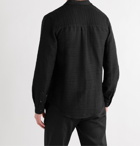 SÉFR - Leo Textured-Cotton Shirt - Black