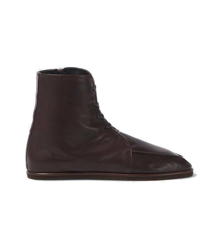 Photo: Auralee Leather ankle boots