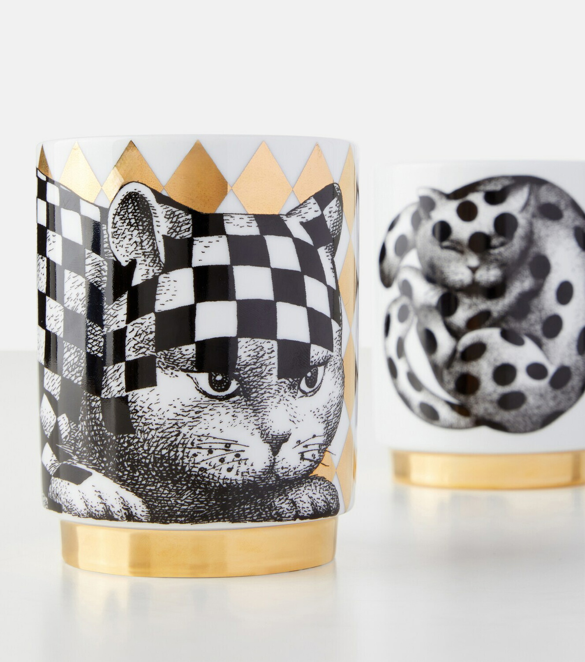 Fornasetti High Fidelity porcelain scented candle