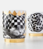 Fornasetti High Fidelity porcelain scented candle