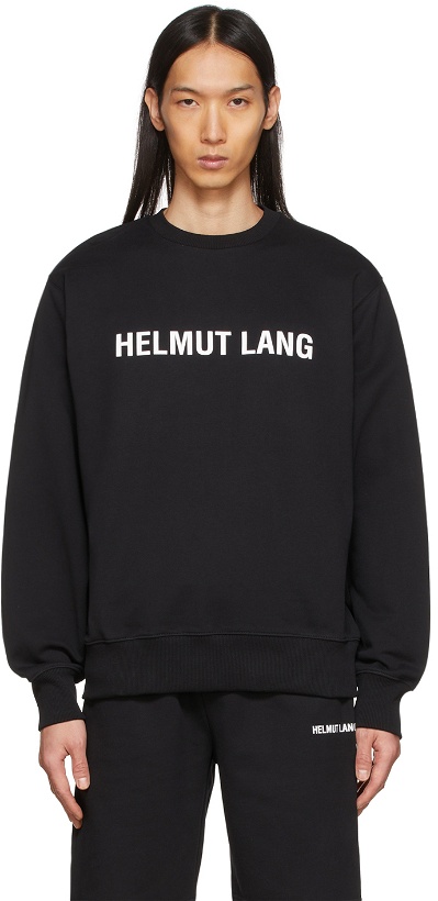 Photo: Helmut Lang Black Core Crewneck Sweatshirt
