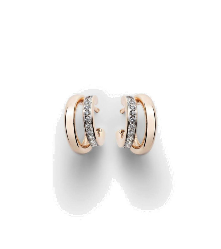 Photo: Pomellato Pomellato Together 18kt rose gold earrings with diamonds