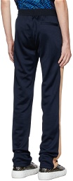Versace Navy Rib Knit Sweatpants