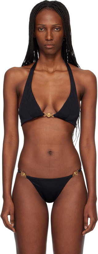 Photo: Versace Black Bikini Top