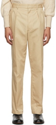 Lemaire Beige Officer Pants