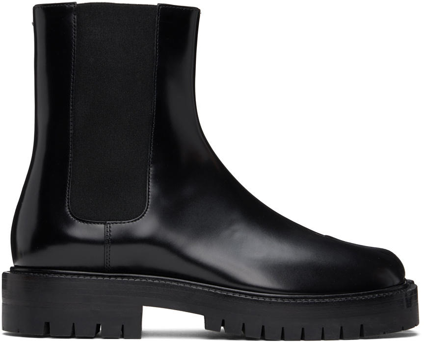 Maison Margiela Black Tabi Chelsea Boots