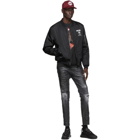 Dsquared2 Black Icon Wax Skater Jeans