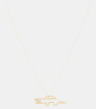 Aliita Cocodrilo 9kt yellow gold necklace