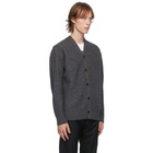 Junya Watanabe Grey Wool and Nylon Weather Cardigan