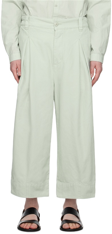 Photo: Toogood Blue 'The Etcher' Trousers