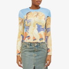 Carne Bollente Women's The Slap Long Sleeve Top in Multi