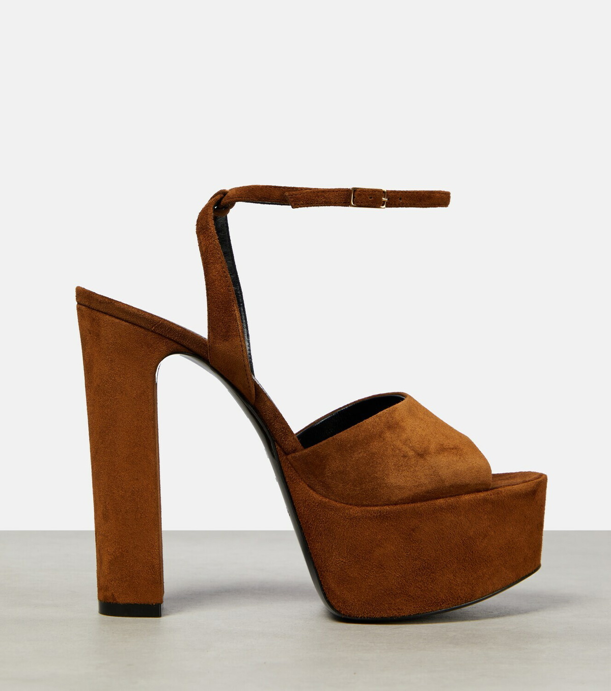 Saint Laurent Jodie 95 suede platform sandals Saint Laurent