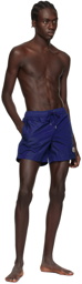 Moncler Blue Drawstring Swim Shorts