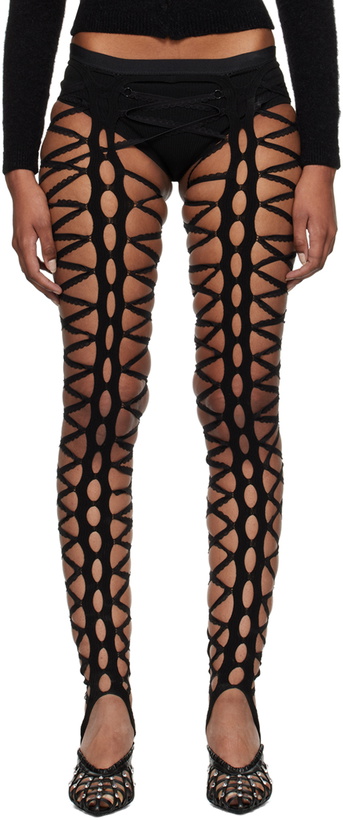 Photo: Sinéad O’Dwyer SSENSE Exclusive Black Shibari Tights