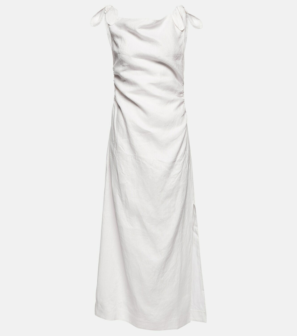 SIR - One-shoulder linen maxi dress