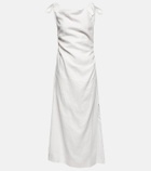 SIR - One-shoulder linen maxi dress