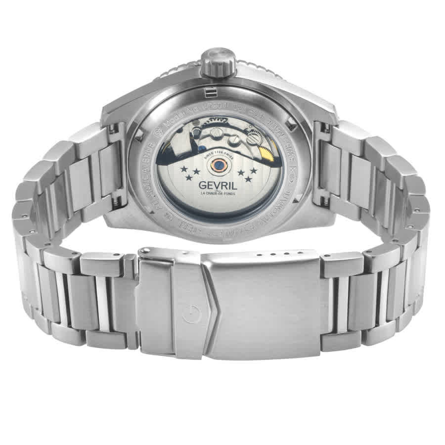 Gevril Atlantic Avenue Automatic Grey Dial Mens Watch 47203B