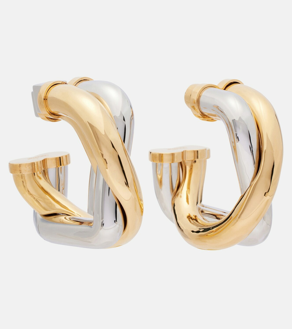 Jacquemus Doppio hoop earrings