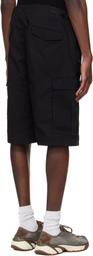 nanamica Black Ripstop Cargo Shorts