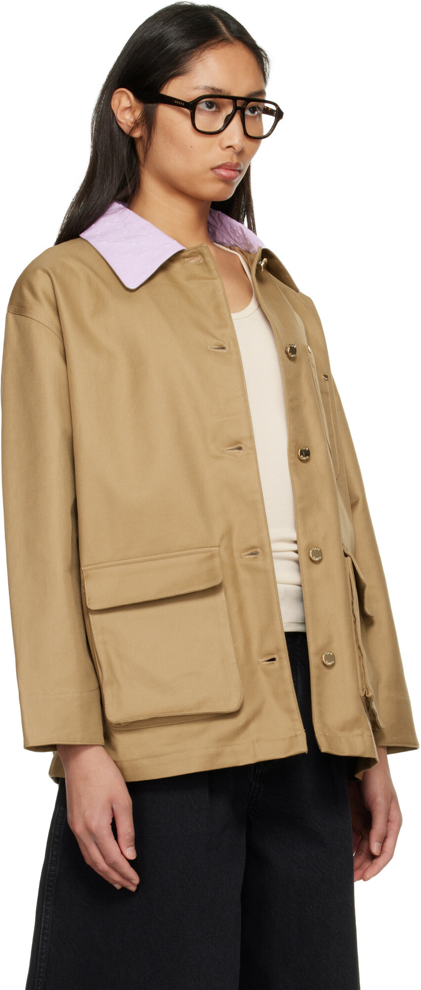 Casablanca Beige Pocket Jacket