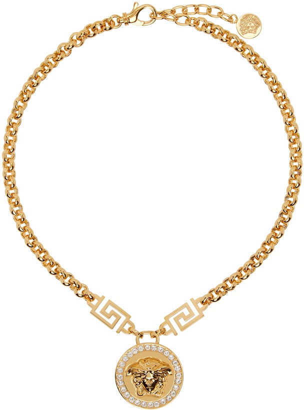 Photo: Versace Gold 'La Medusa Greca' Necklace