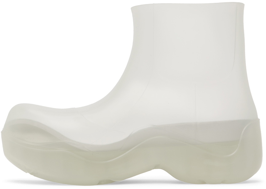 Bottega Veneta Transparent Puddle Boots Bottega Veneta