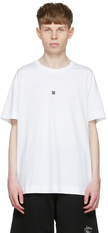 Photo: Givenchy White Cotton T-Shirt