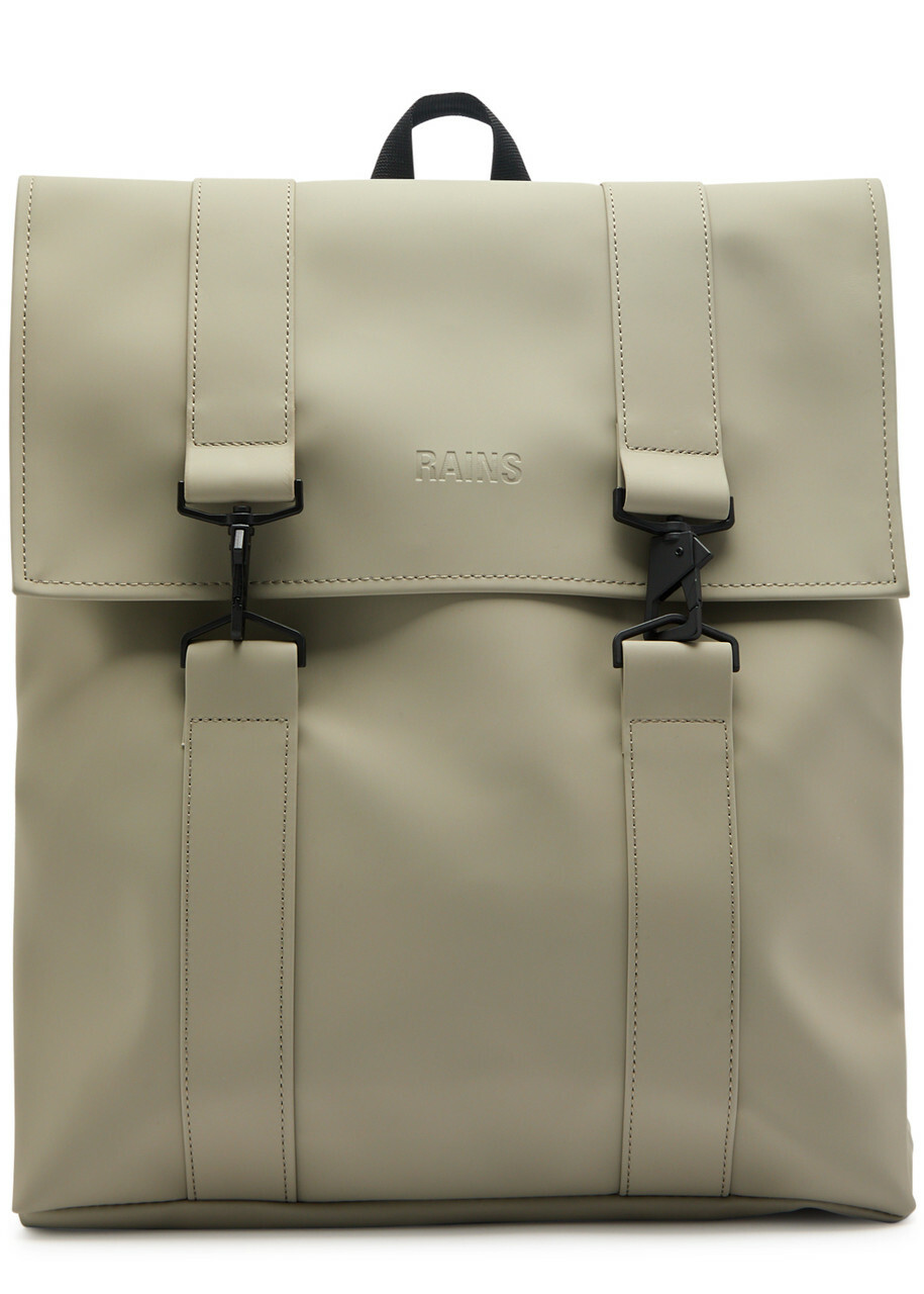 Rains Msn Rubberised Backpack - Sage - One Size