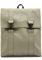 Rains Msn Rubberised Backpack - Sage - One Size