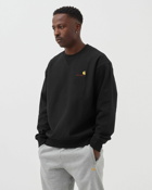 Carhartt Wip American Script Sweatshirt Black - Mens - Sweatshirts