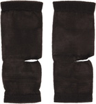 LEMAIRE Two-Pack Brown & Khaki Tulle Gaiter Socks