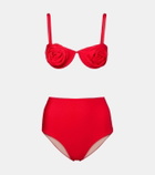 Adriana Degreas Floral-appliqué bikini