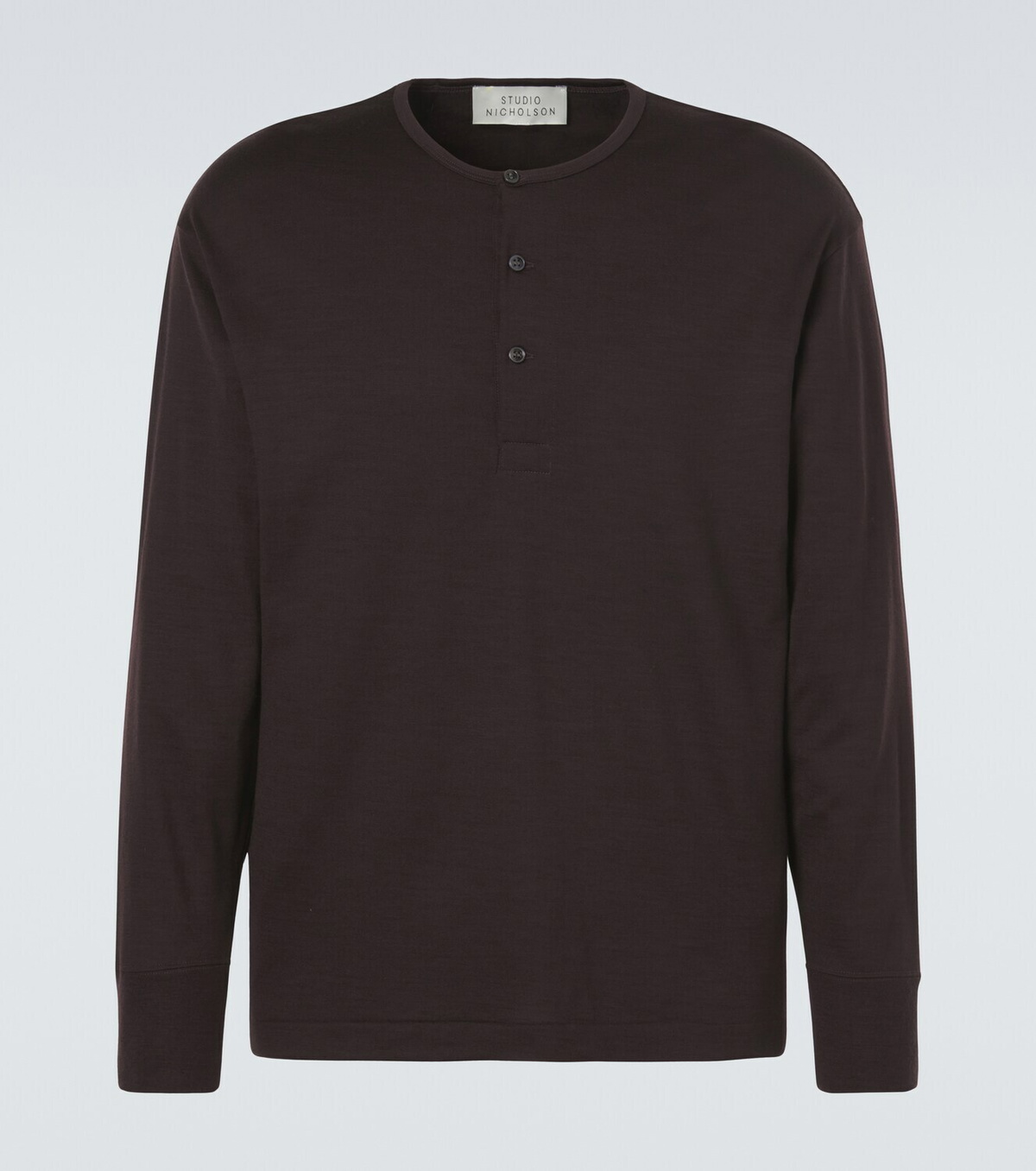 Studio Nicholson Kuyto wool Henley shirt
