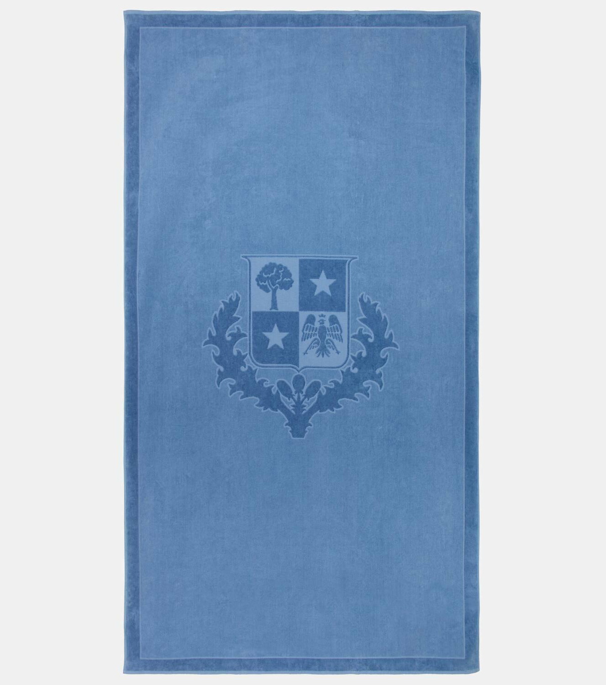 Loro Piana Crest cotton terry beach towel