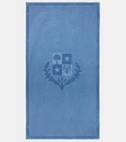 Loro Piana Crest cotton terry beach towel