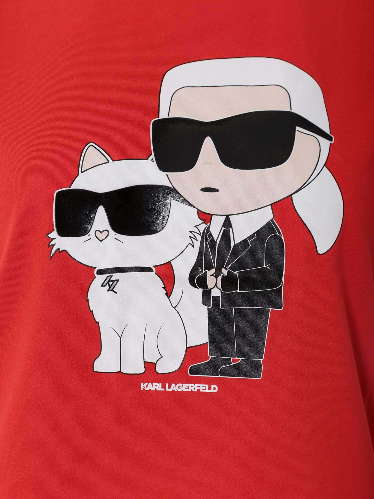 Karl Lagerfeld   T Shirt Red   Womens