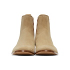 Off-White Beige Chelsea Boots