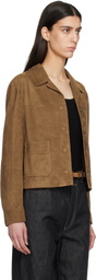 TOM FORD Tan Soft Lamb Suede Jacket