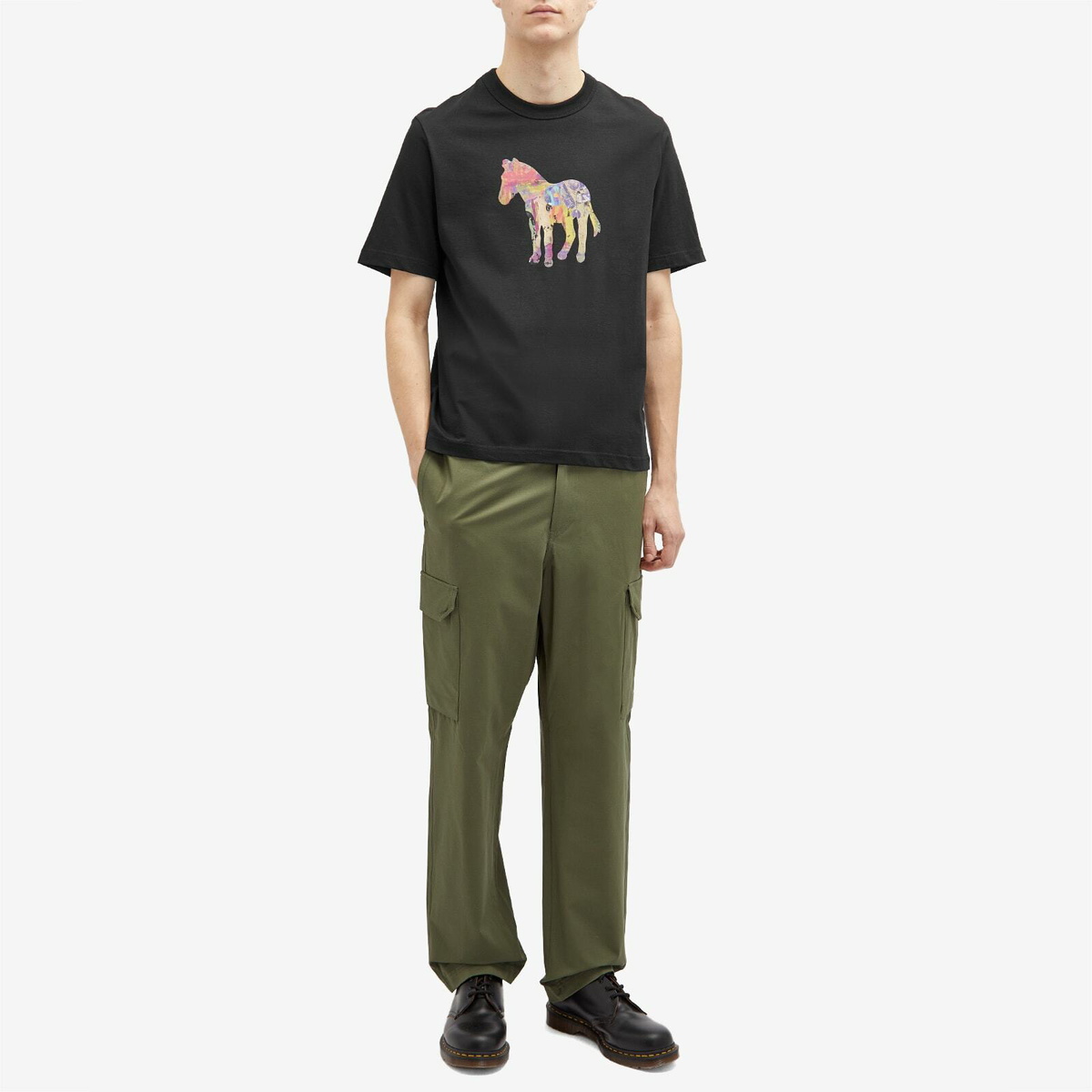 Paul Smith Men's Zebra Craft T-Shirt in Black