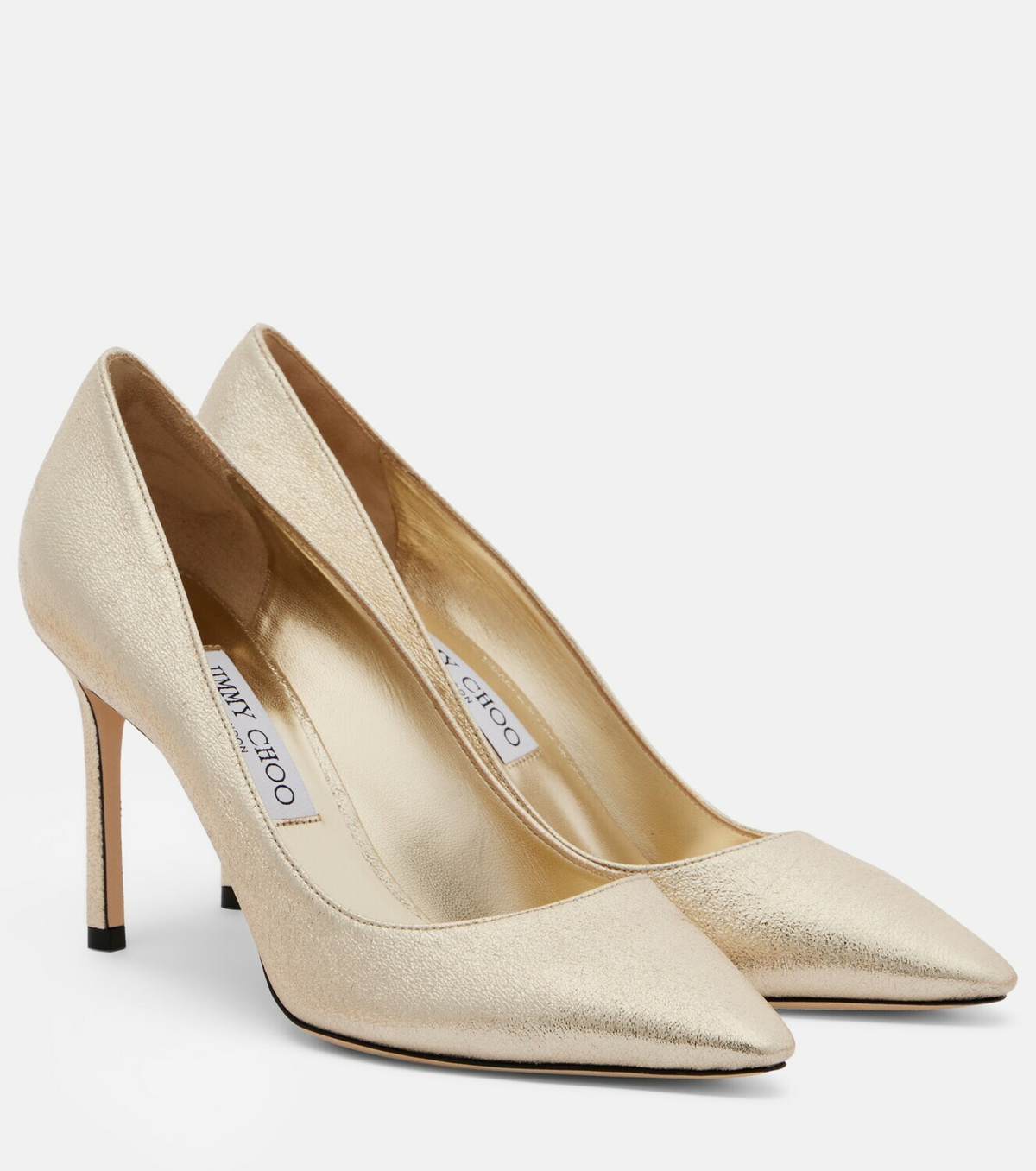 Jimmy Choo Romy leather pumps