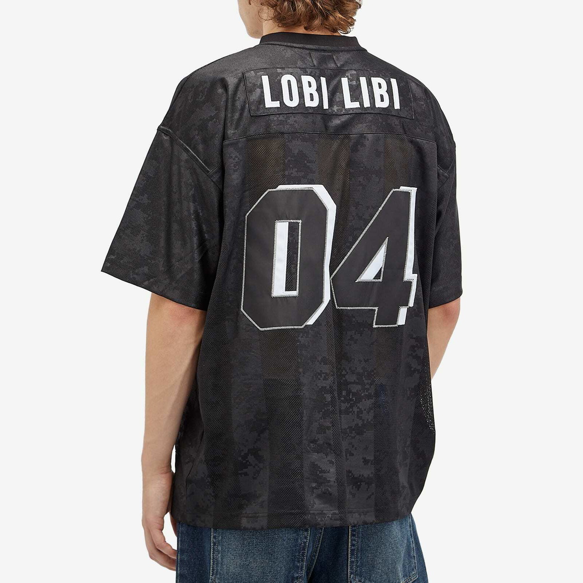 Patta Men's Digi Lobi Mesh Football Jersey in Black Patta