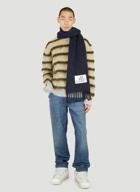 Striped Crewneck Sweater in Yellow