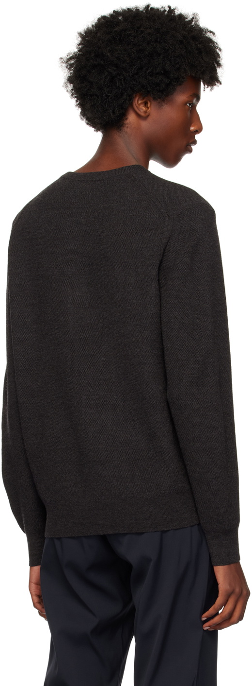 Theory Gray Honeycomb Sweater