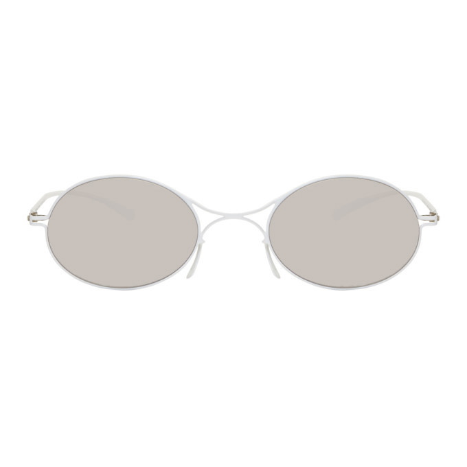 Mykita maison margiela discount white sunglass case pictures