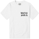 Wacko Maria Men's x Neckface Type 5 T-Shirt in White
