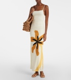 Cala de la Cruz Kim floral jersey maxi dress